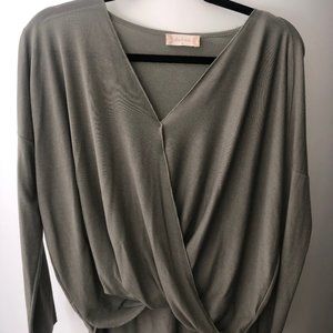 Altar'd State Cross Front Long Sleeve